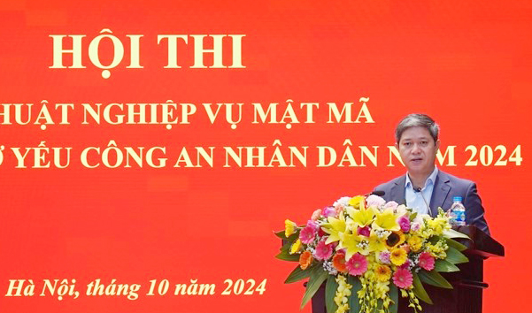 Hội thi Kỹ thuật nghiệp vụ mật mã lực lượng Cơ yếu Công an nhân dân năm 2024